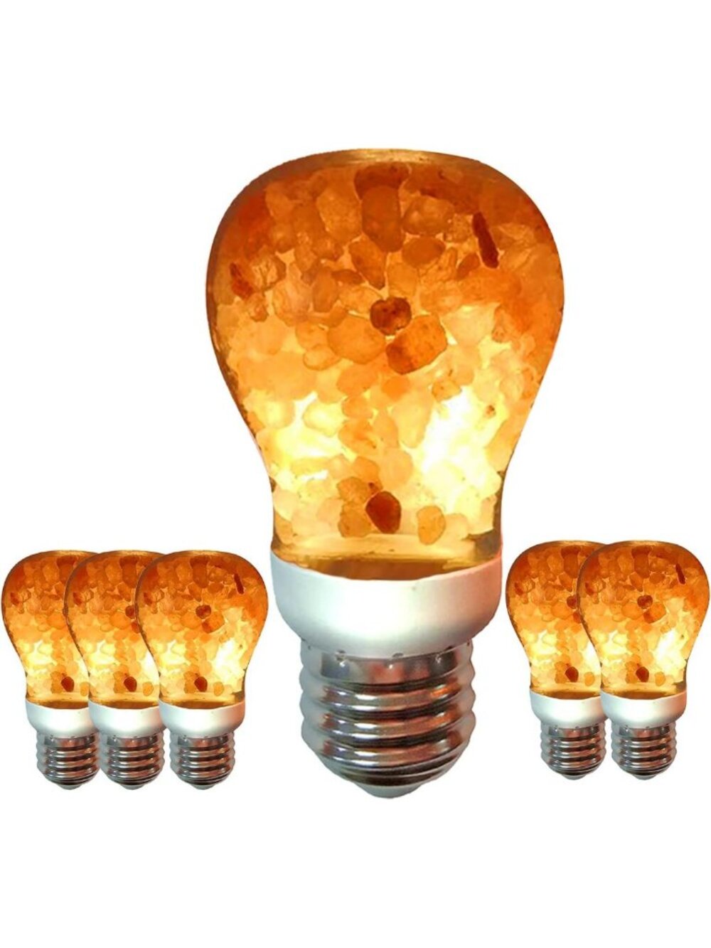 Dimmable LED Light Bulbs 60W Equivalent, Warm Amber Glow for Home Decor, 6 Pcs